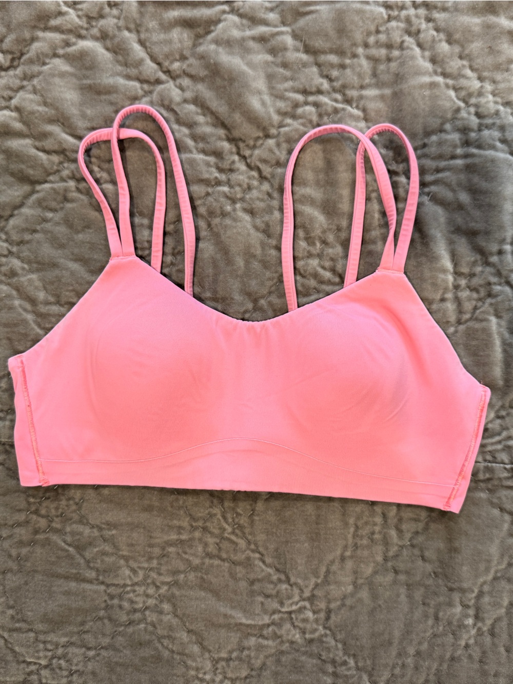 Lululemon Double Strap Bra in Coral Size 8